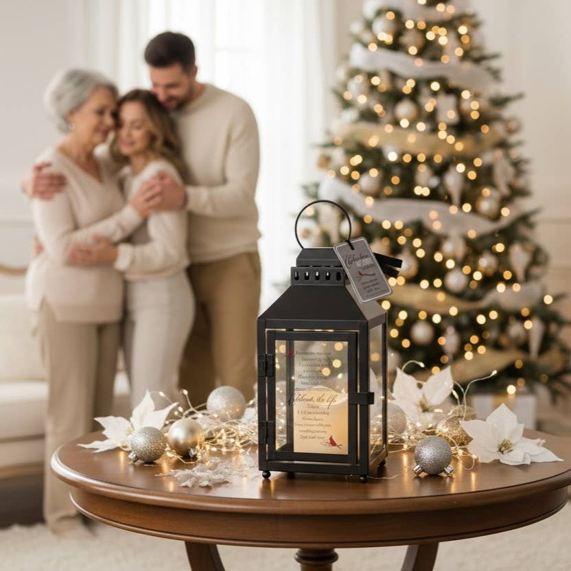 The Grandparent Gift Co. Inc. - Wholesale Lantern - Celebration of Life Memorial Lantern with Sentiment 5920B5