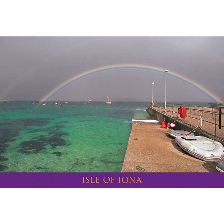 Cartolina piccola Isola di Iona per la vendita all'ingrosso da parte di Island Blue Publishing