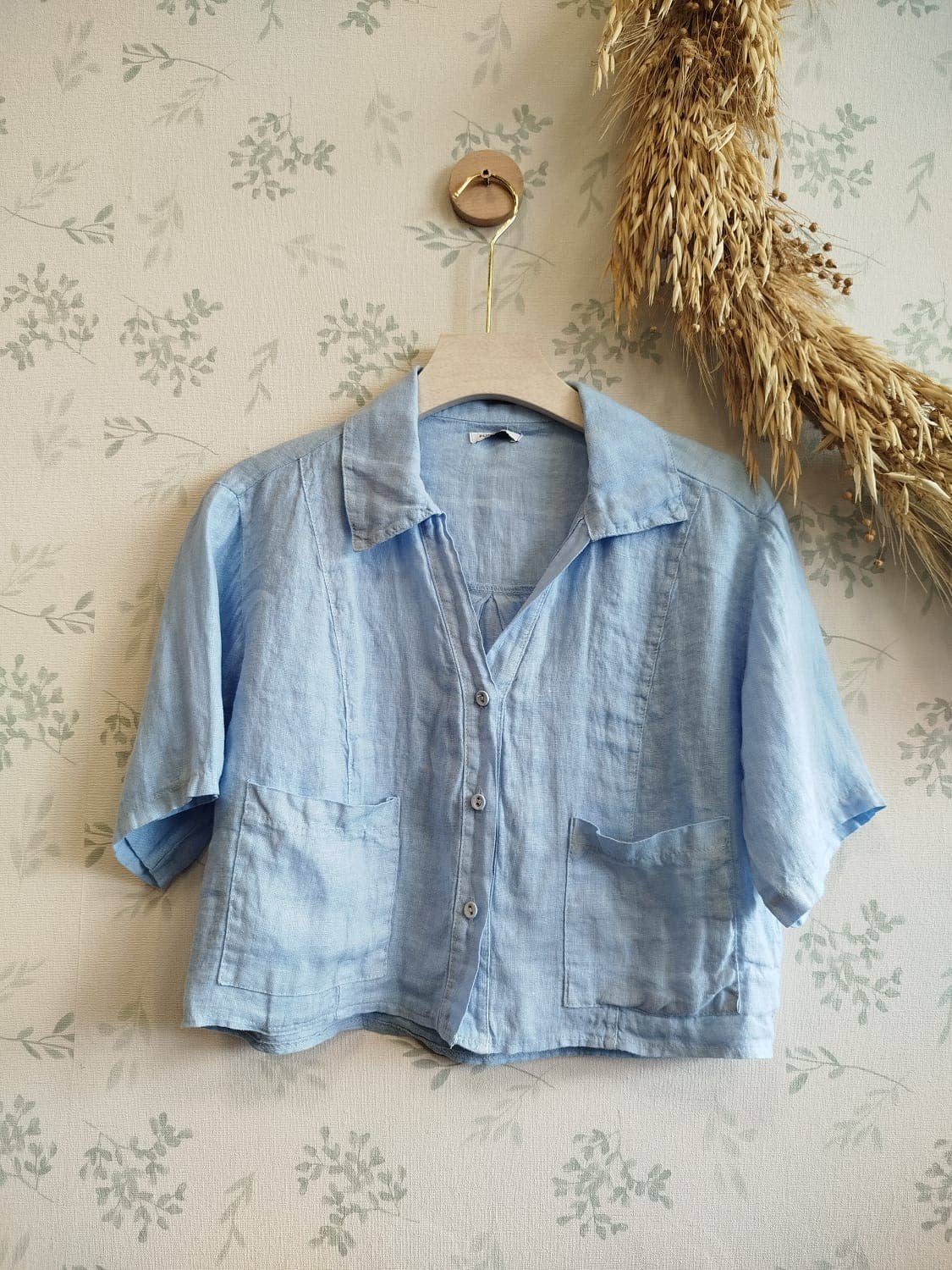 Linos y Textiles - Wholesale Button Down Shirt - Women's - REF:04014  100% linen shirt8