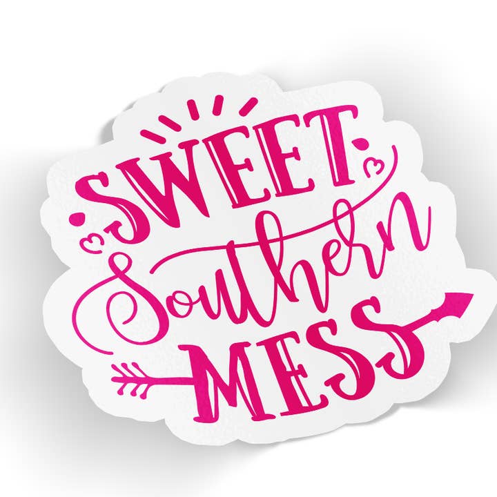 Quotable Life - Wholesale Sticker - Sweet Southern Mess Sticker
