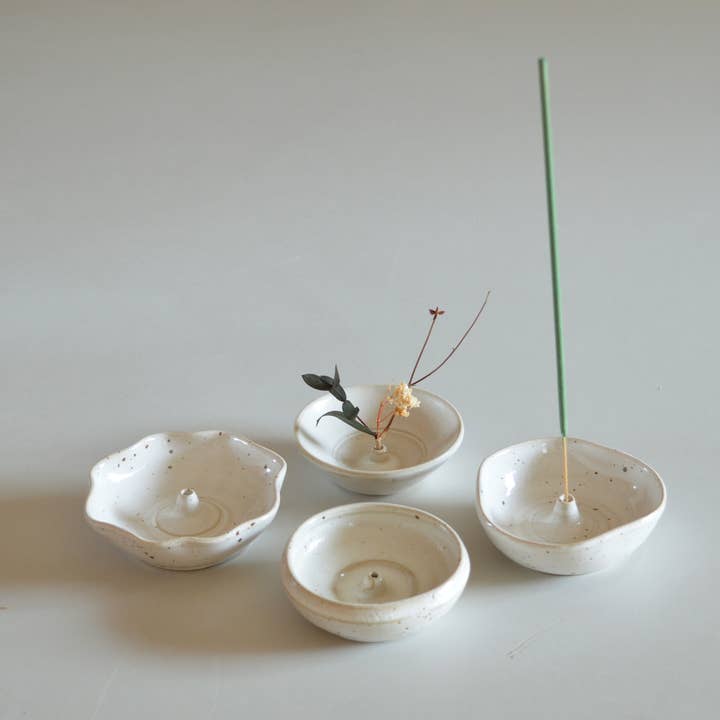 Karolina Bednorz Ceramics - Wholesale Incense Holder - NUDE Ceramic Incense Holder Handmade in Italy Unique shapes