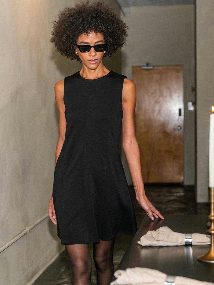 Robe évasée en modal au beurre P. CILL pour la vente par P. CILL