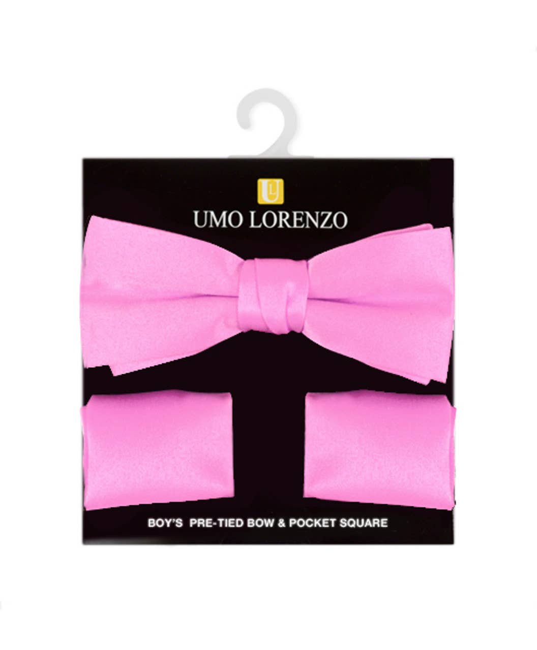 Selini New York - Wholesale Bow Tie - Kids - 100% Poly Satin Boy's Banded Bow Tie and Hanky BBTH13013