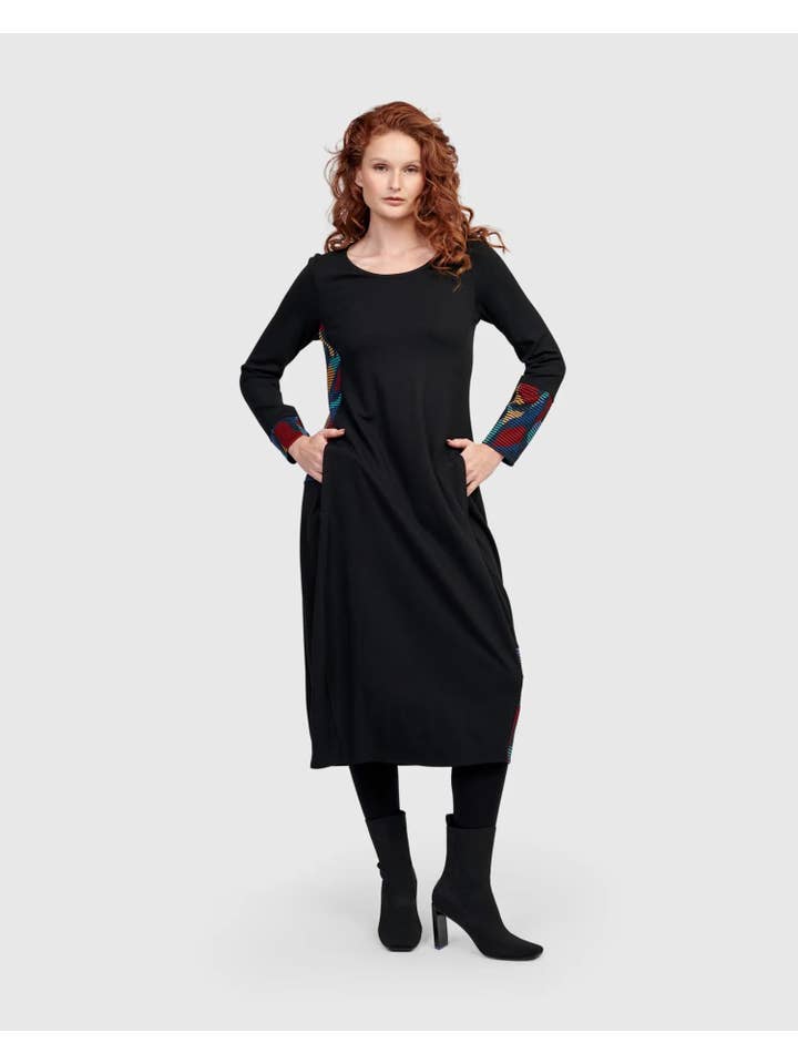 Riley Crew Cocoon Dress, Ocean for wholesale on Faire