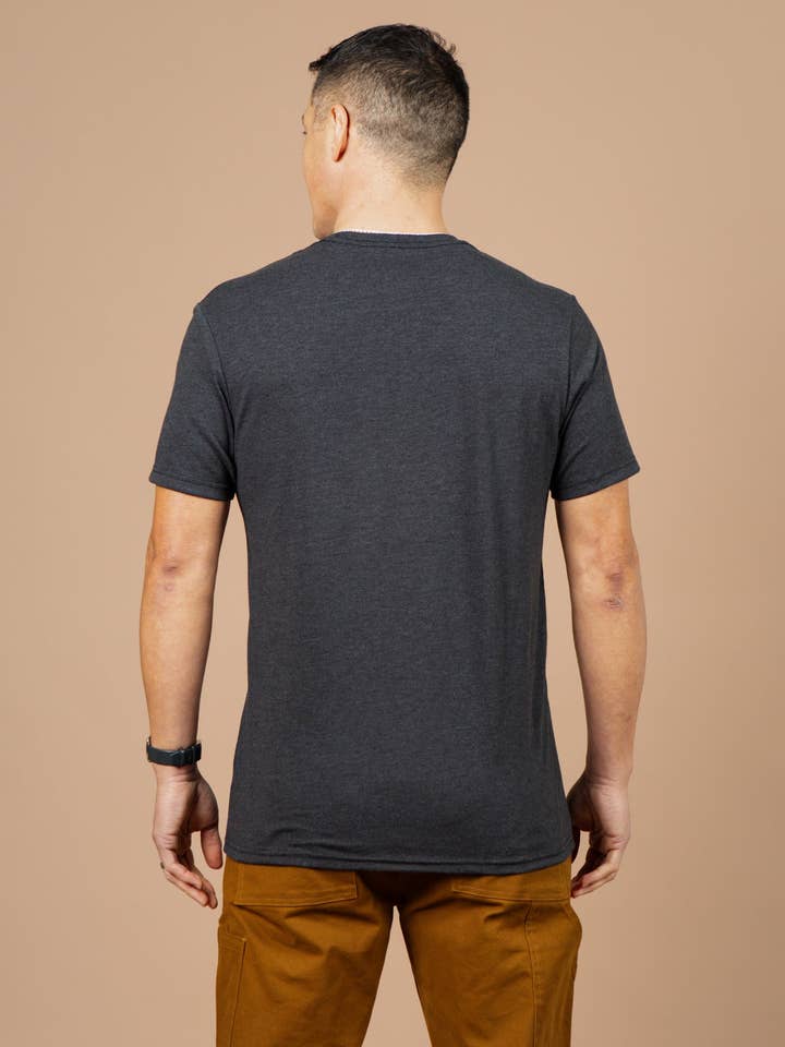Men's Mycology Tee / Black for wholesale on Faire2