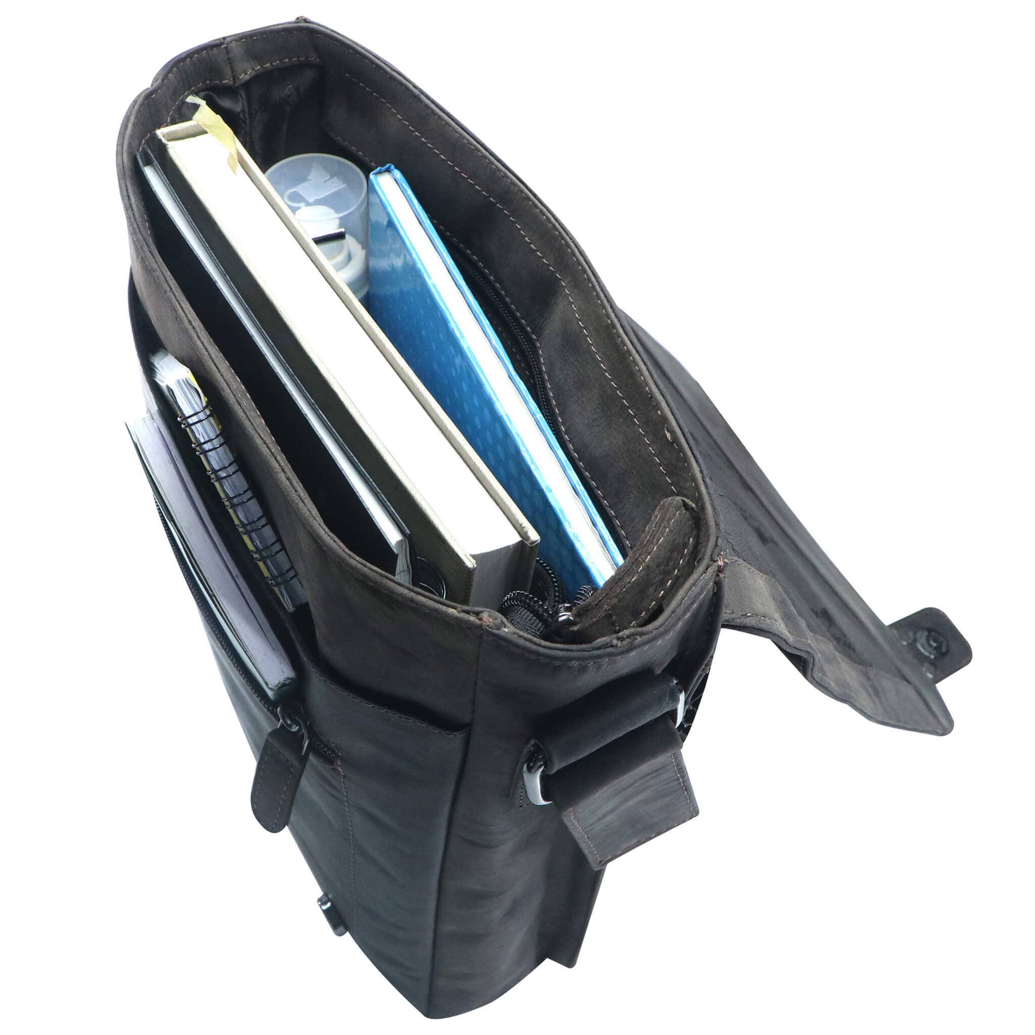 Greenwood - Wholesale Messenger Bag - Unisex - Hedwig A4 leather women's shoulder bag for men18