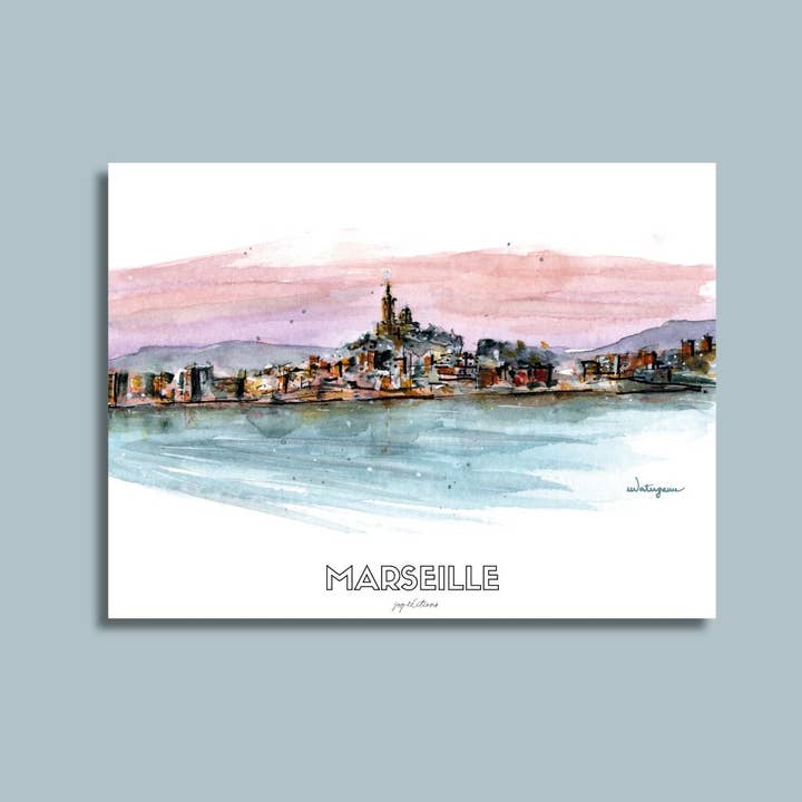 JOG | Maison d’éditions - Wholesale Art Print - Poster - Marseille - Watergame1
