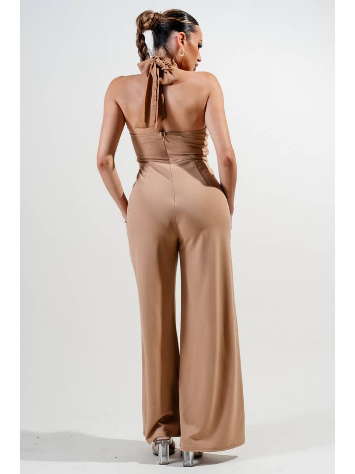 PRIVY - Wholesale Jumpsuit - Women's - PJKS11239B_CREPE CUTOUT TUBE TOP WITH CHAIN ACCENT JUMPSUIT7