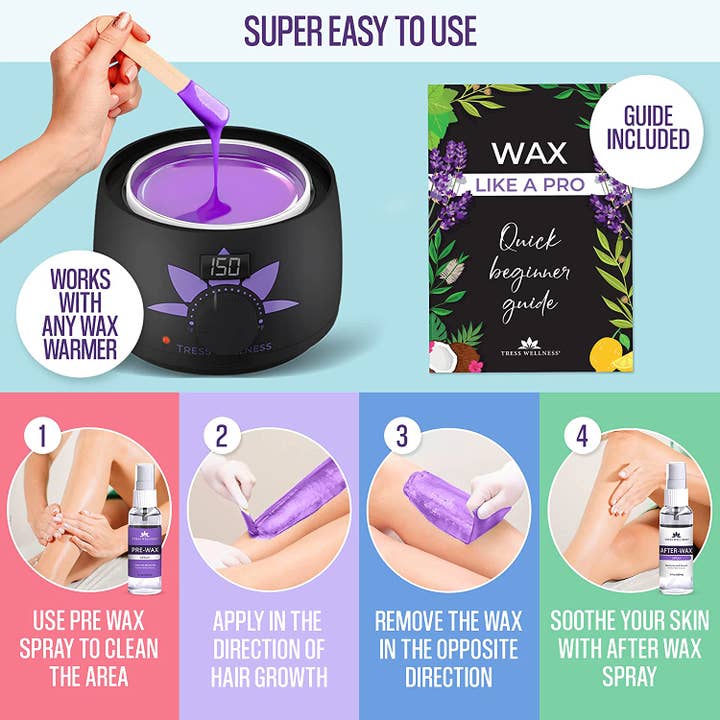 TressWellness - Wholesale Body Hair Removal Product - WAX BEANS KIT5