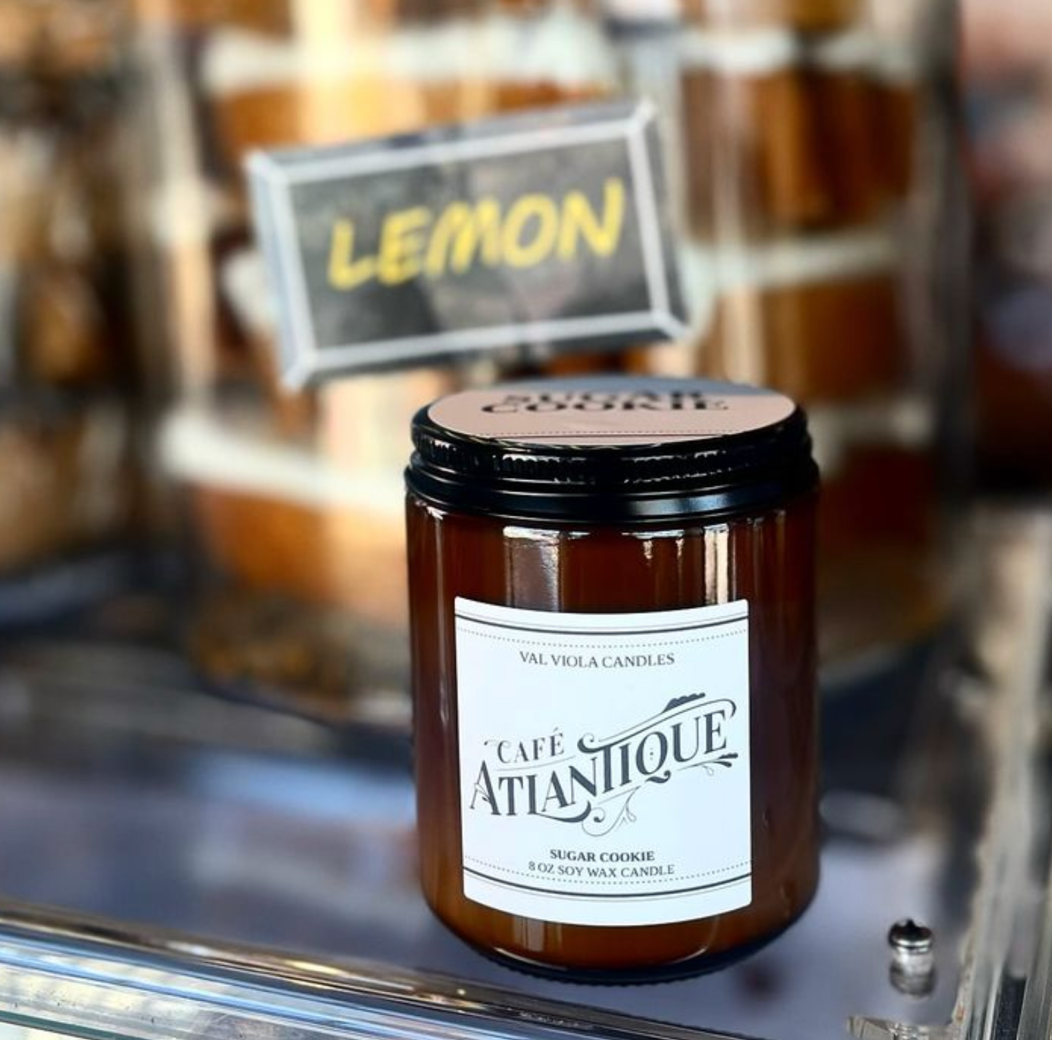 Val Viola Candles - Wholesale Jar/Filled Candle - Custom Candles |  Amber Jar Soy Wax Candles5