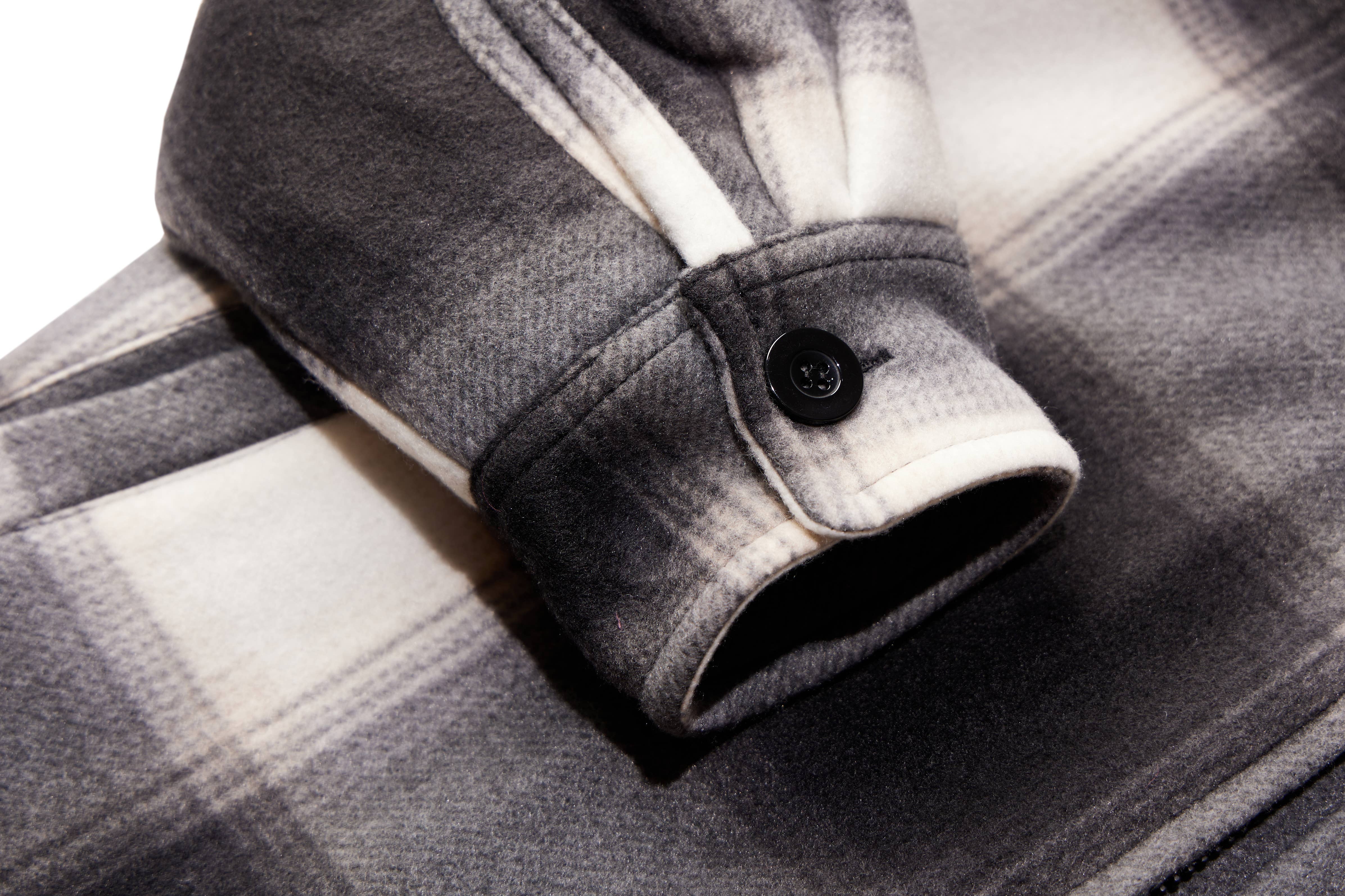 LeeHanTon - Wholesale Jacket - Men's - LeeHanTon Men's Hooded Sherpa Lined Plaid Jacket11