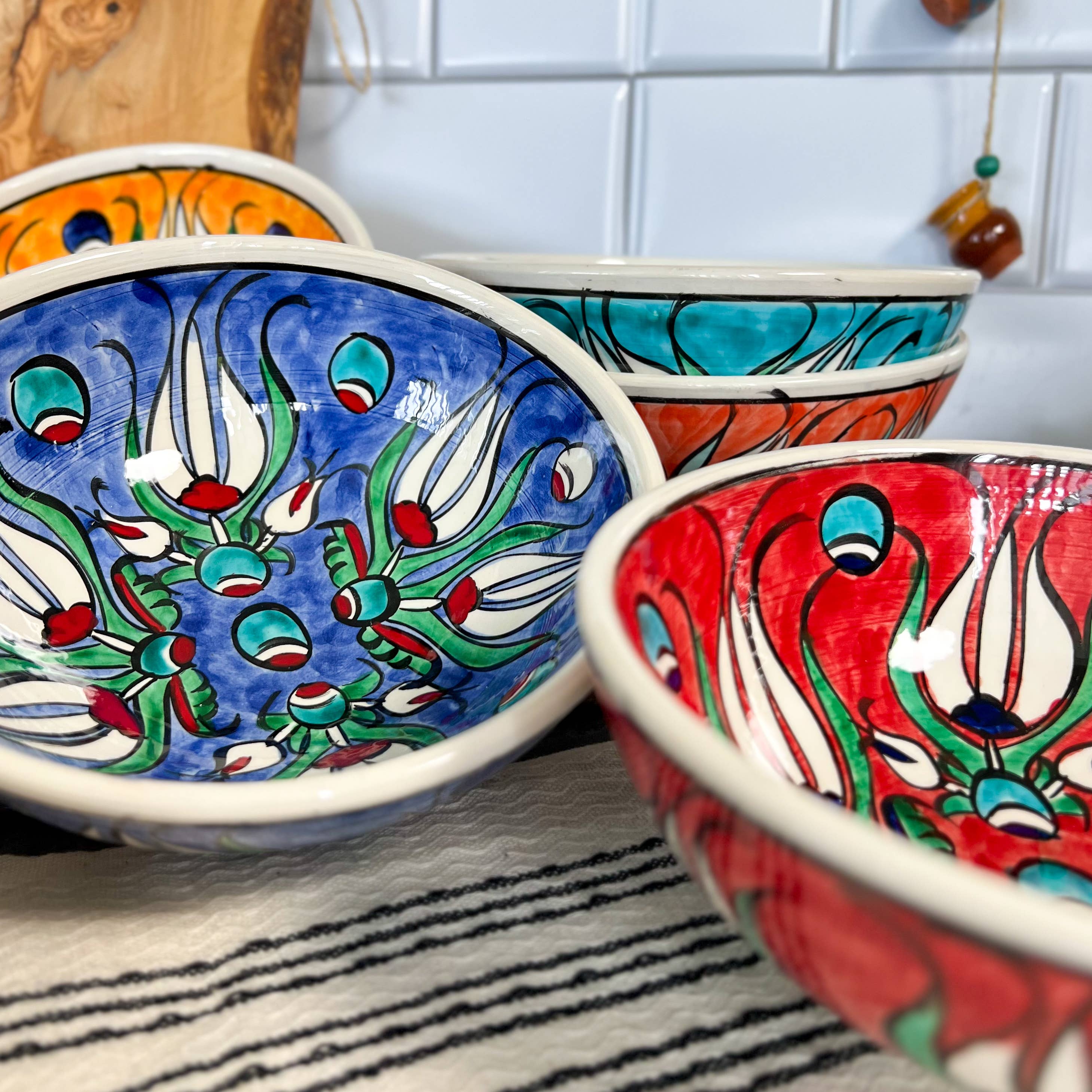 Umays Boho - Wholesale Bowl - Large Ceramic Bowl, Handmade Ceramic Bowl, Kitchen Decors6