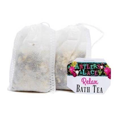 Set of 100 Custom Bath Tea - Single Bags for wholesale by Oily Blends