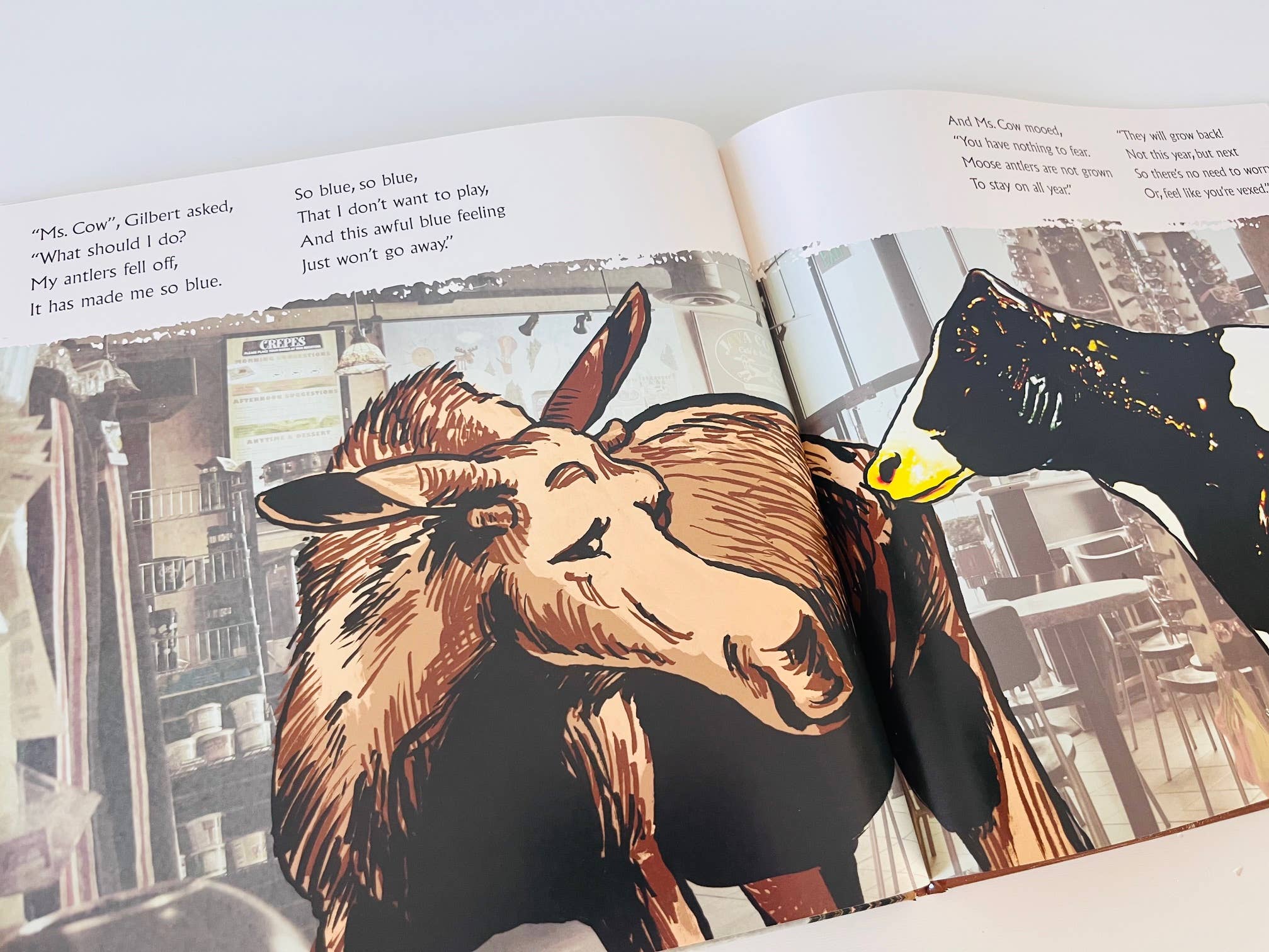 Gilbert The Moose - Rick Pieros Photography - Vendita all'ingrosso Preschool Book (3-5) - Gilbert the Moose Loses His Antlers - libro per bambini7