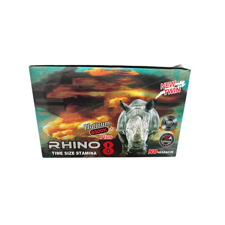 Herbal Honey - Wholesale Oral Supplement/Vitamin - Rhino 8 8000K Twin Capsules 24CT1