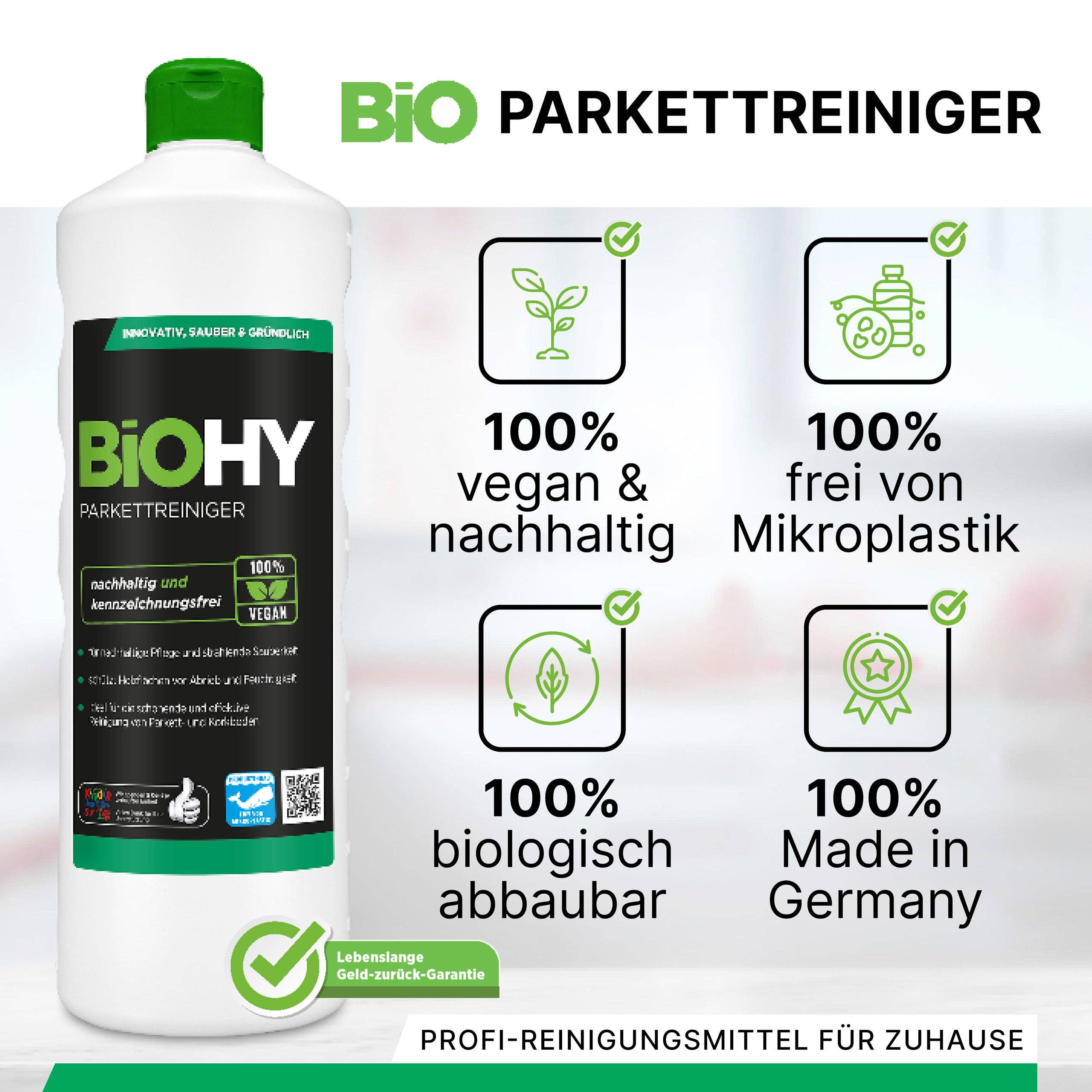 BiOHY - Wholesale Floor Cleaner - BioHy parquet cleaner, parquet care product, wooden floor soap, parquet care2