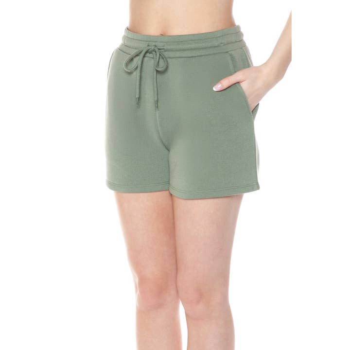 Paperdoll - Wholesale Shorts - Women's - FLEECE SHORTS WITH SIDE POCKETS
