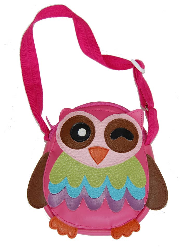 Borsa Owl - Pink per la vendita all'ingrosso da parte di Lily and Momo