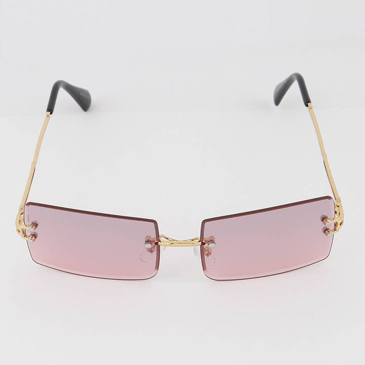 Randlose rechteckige Sonnenbrille für den Großhandel von 3AM BY H&D ACCESSORIES