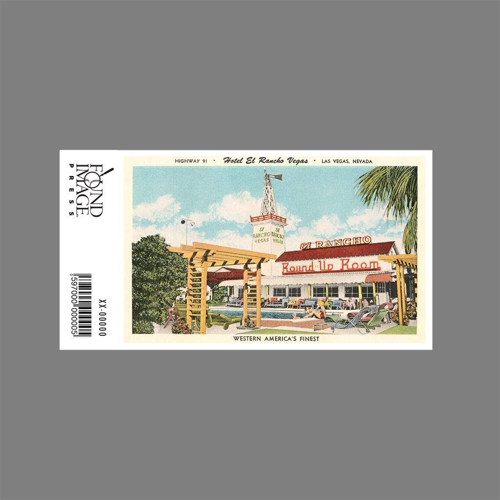 Found Image Press - Wholesale Sticker - Sticker NV-256 Hotel El Rancho Vegas1
