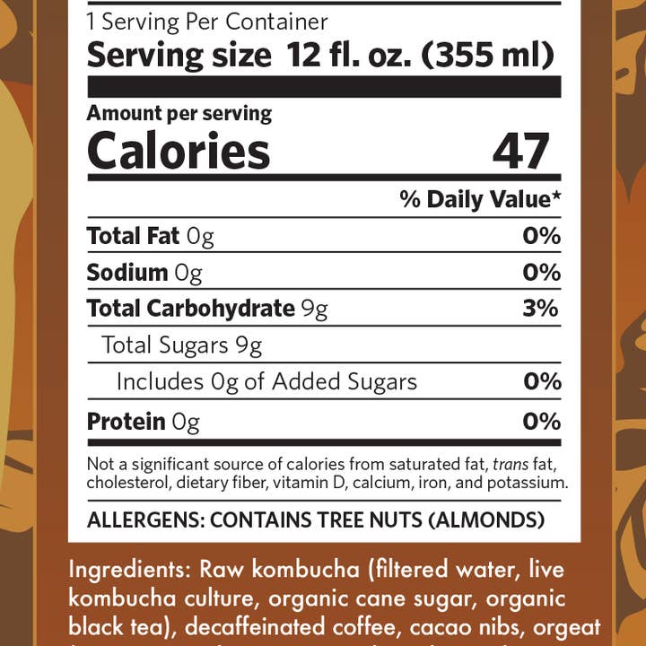 Figment Kombucha - Wholesale Kombucha - LIMITED RELEASE "Good Morning" Coffee Almond Kombucha - 12pk