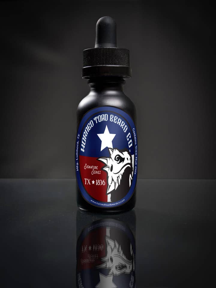 Tx 1836 Beard Oil for wholesale by Horned Toad Beard Co.
