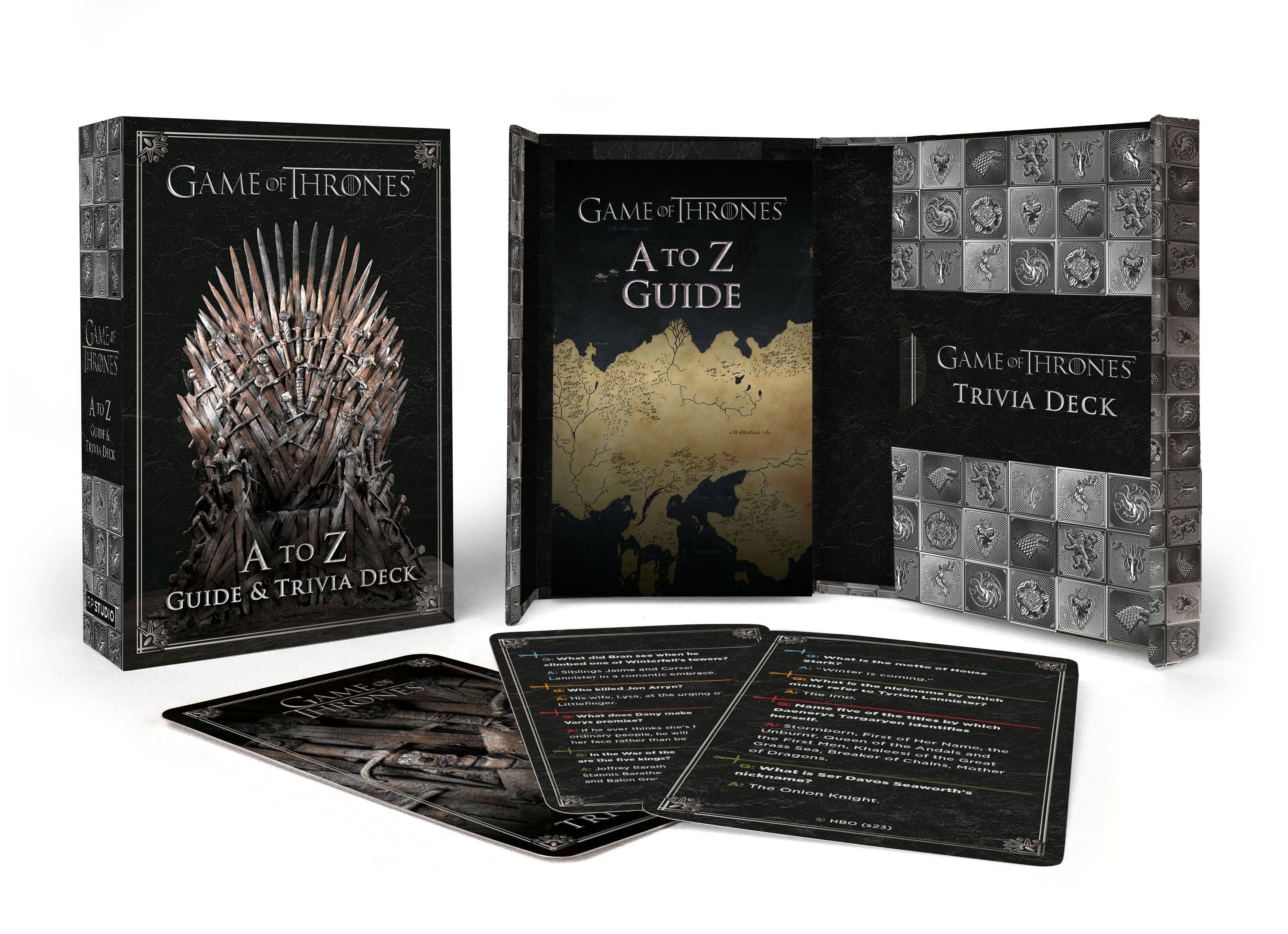 Hachette Book Group - Wholesale Card Game - Game of Thrones: A to Z Guide & Trivia Deck0
