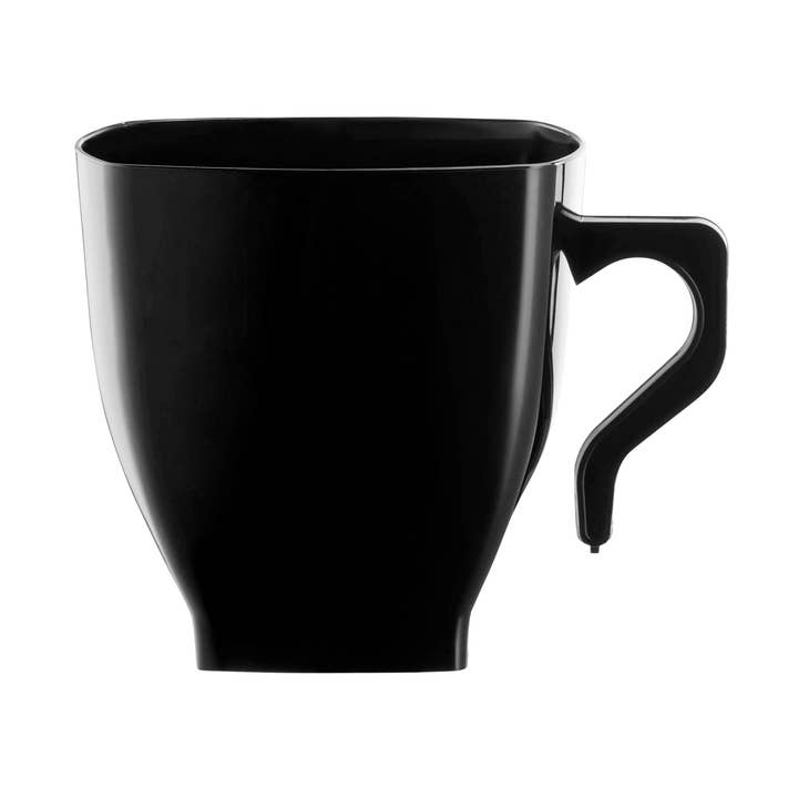 Smarty had a Party - Wholesale Coffee Mug - 8 oz. Black Square Plastic Coffee Mugs - 192 pcs0