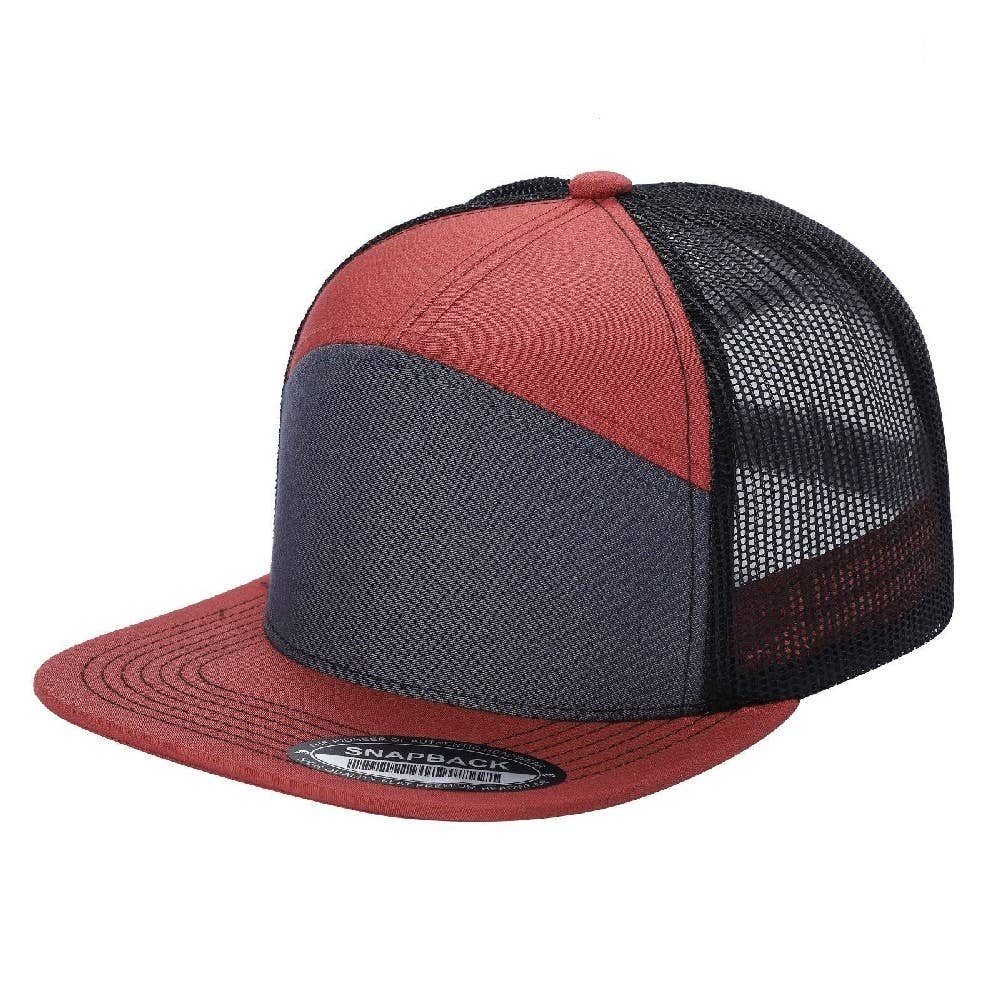 DOBBI - Wholesale Baseball Cap - Unisex - 7 Panel Flat Bill Trucker Cap18