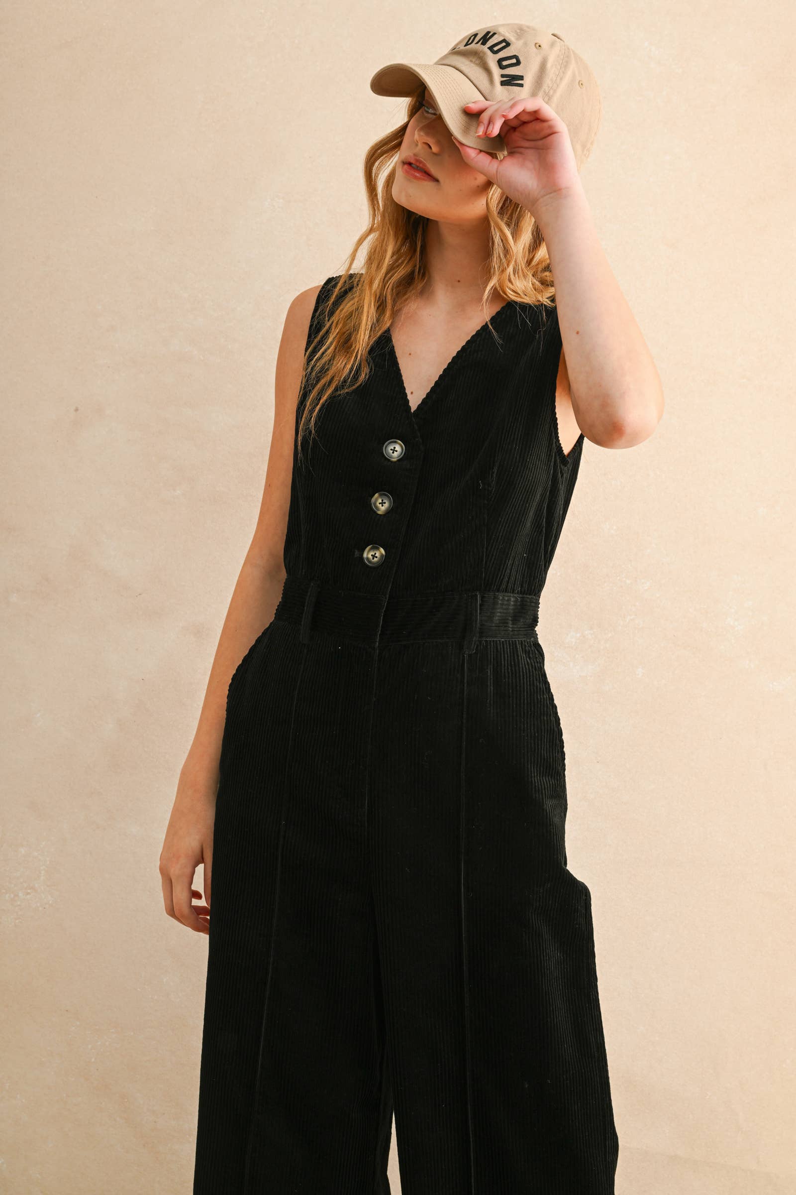 MIOU MUSE - Wholesale Jumpsuit - Women's - JU5682   CORDUROY JUMPSUIT3