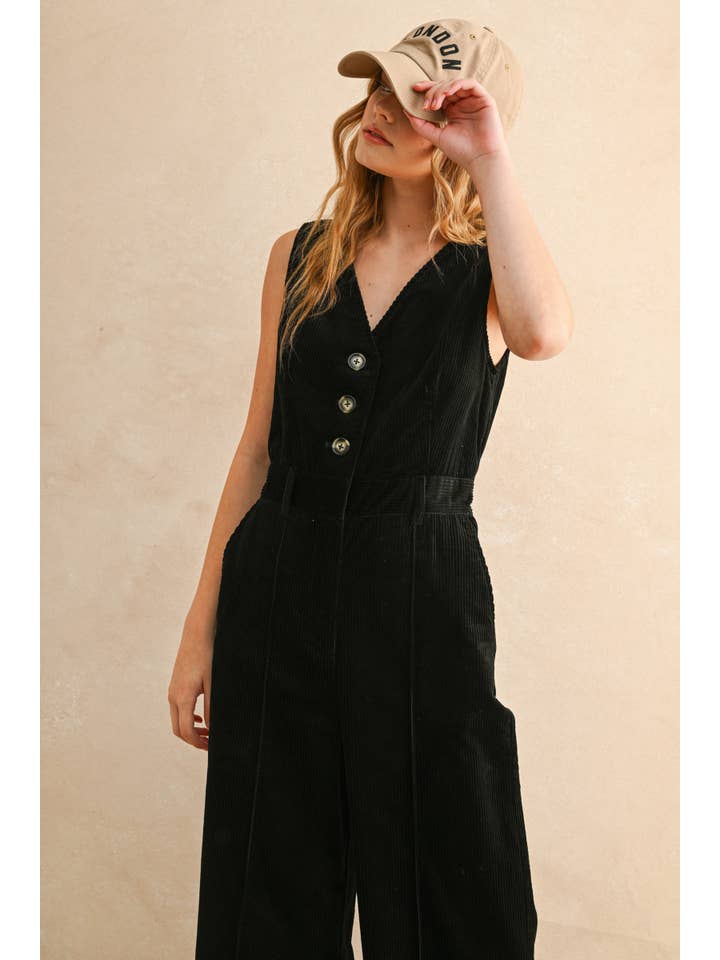 MIOU MUSE - Wholesale Jumpsuit - Women's - JU5682 CORDUROY JUMPSUIT3