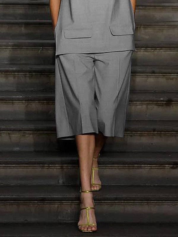 VividLux – wholesale Shorts – Women’s – High Waisted Loose Split-Joint Shorts Bottoms3