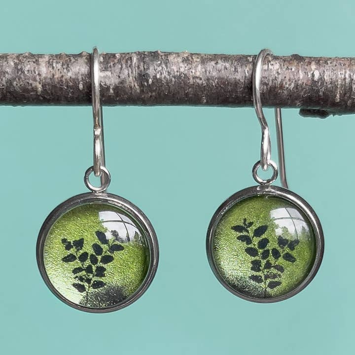 Myrtle Leaves - Drop Earrings for wholesale by Myrtle & Me