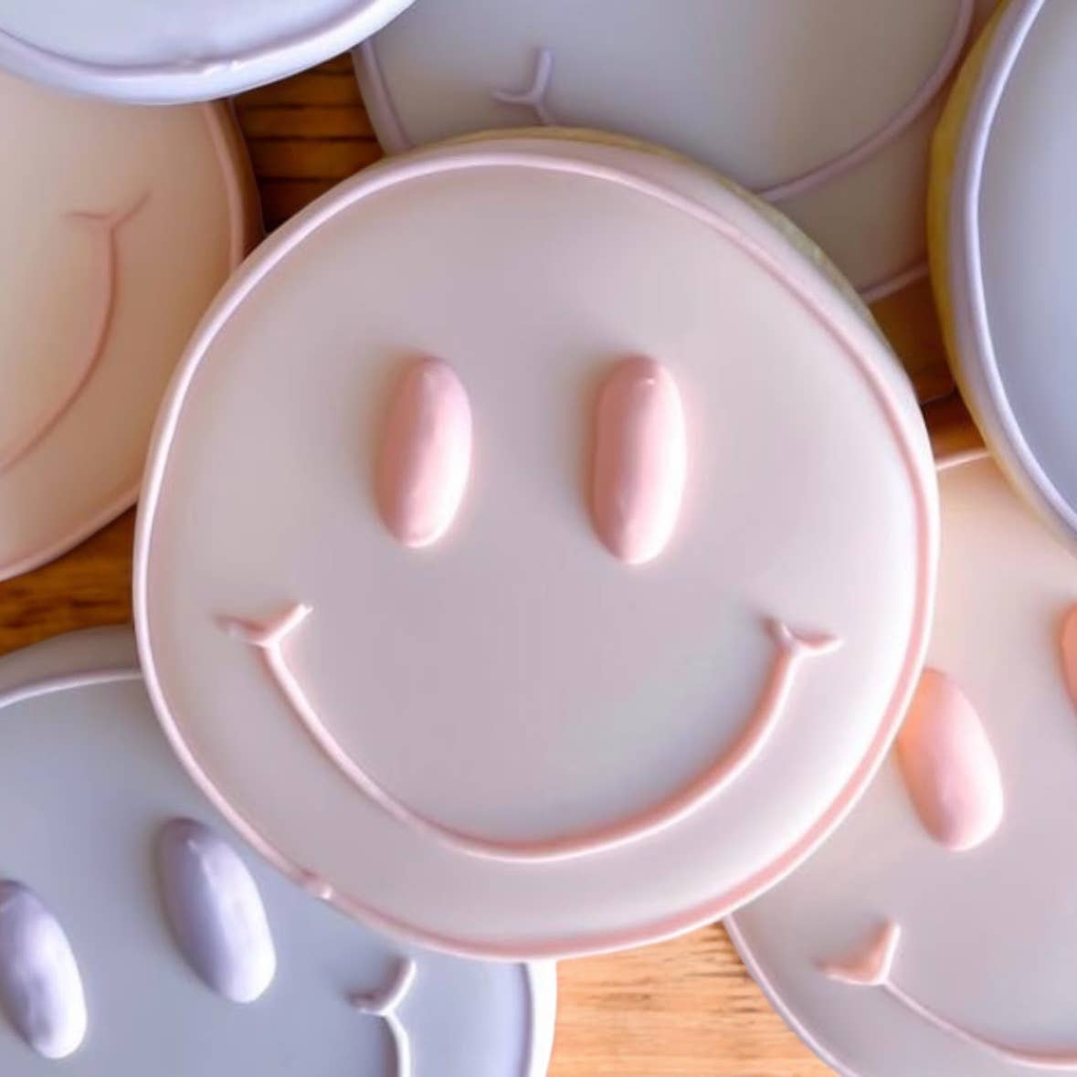 Wildflour Bakery - Wholesale Cookie - Smiley Face Sugar Cookie