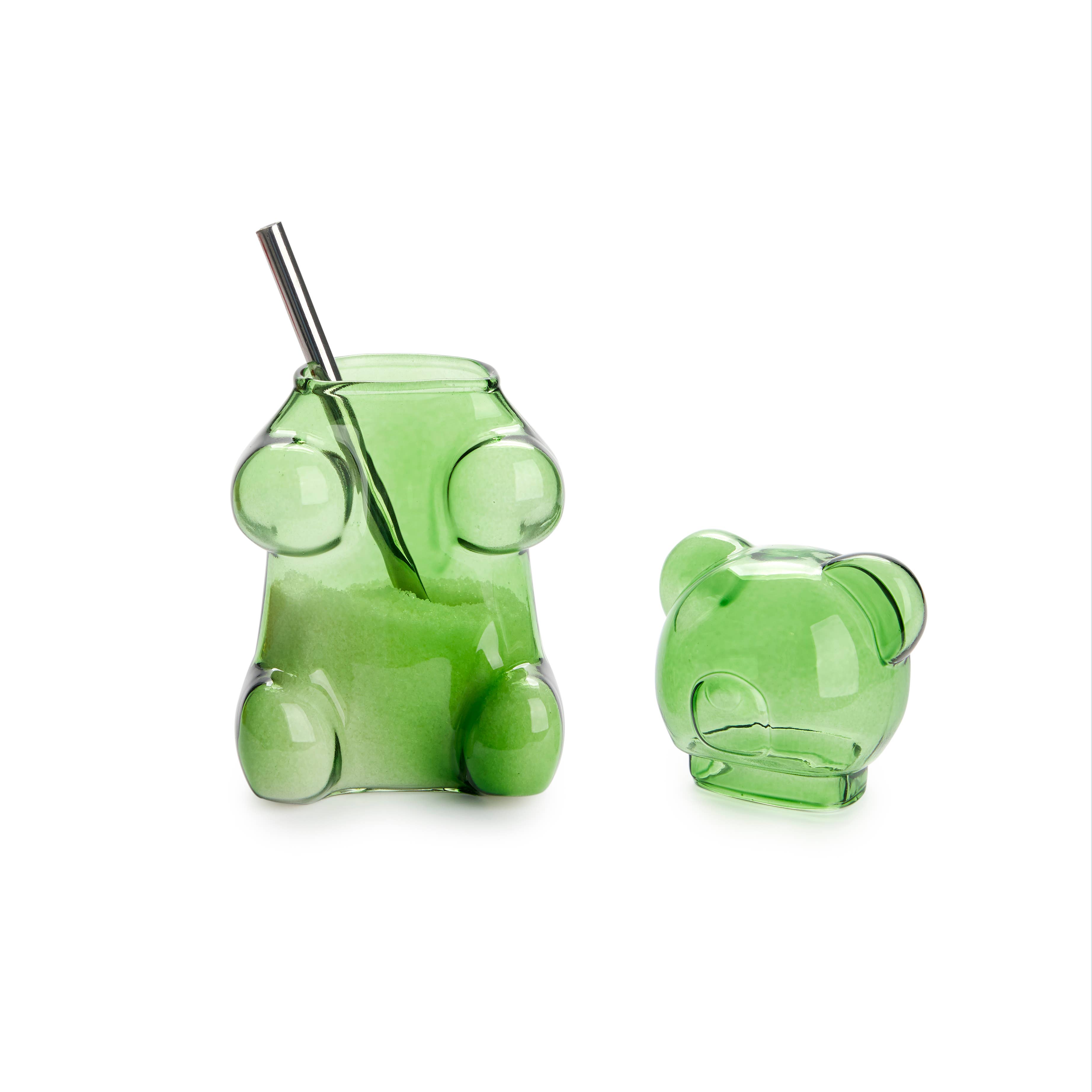 Balvi - Wholesale Jar - Sugar bowl, Yummy Bear, green, 250 ml, glass6