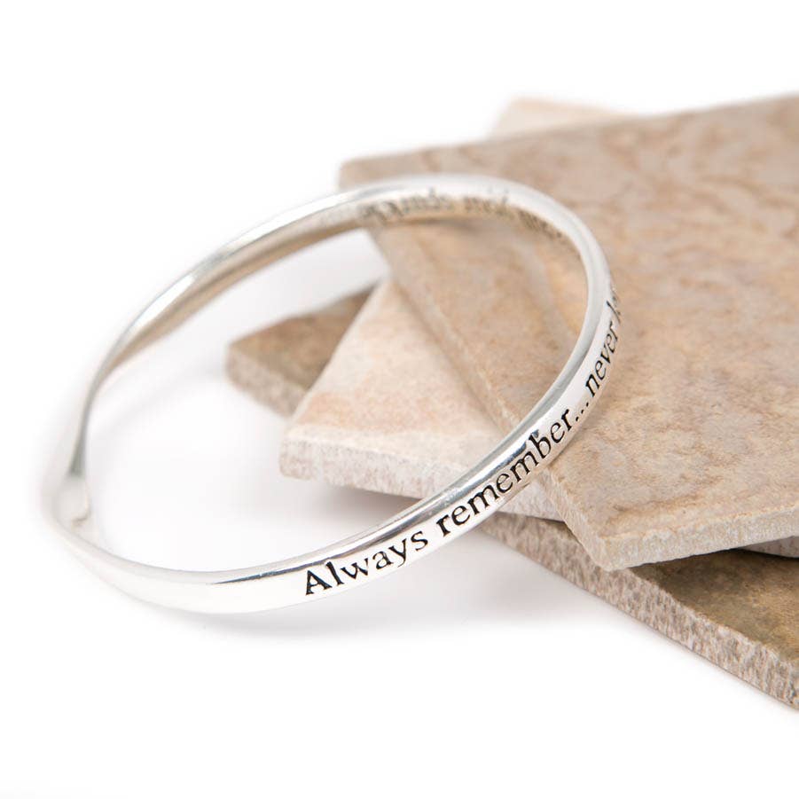 Lovethelinks Ltd - Wholesale Bangle Bracelet - Dull Your Sparkle Message Bangle0