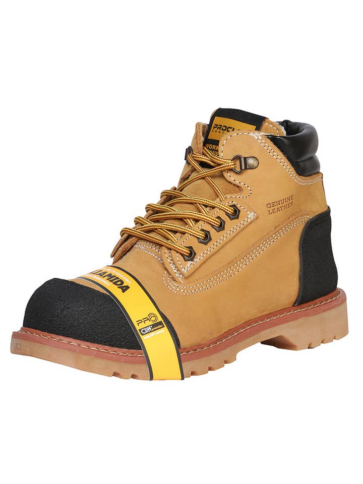 Chaussure de travail à lacets Procliff Protection - Nobuck Honey 35218 pour la vente par El General Western Wear