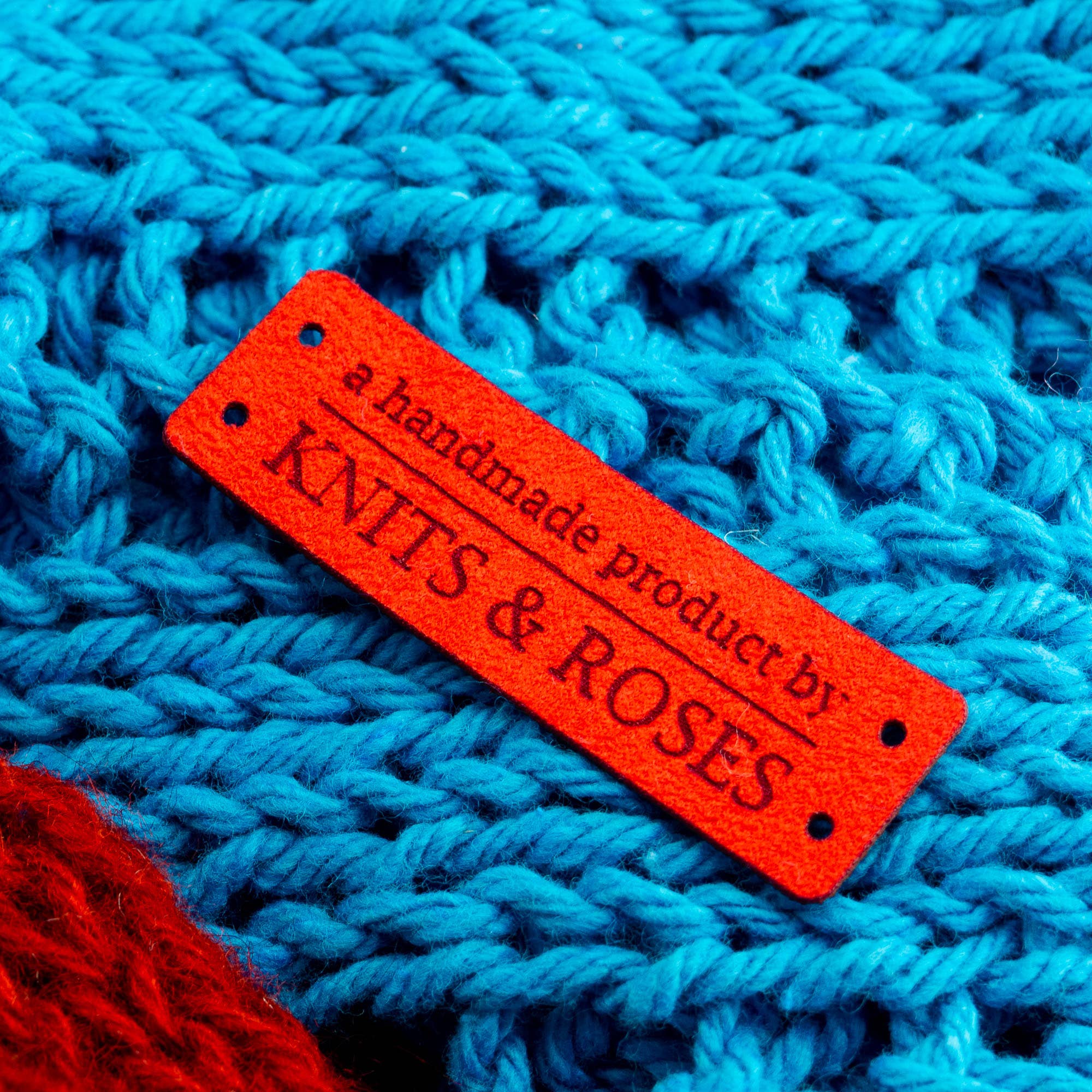 minimize custom tags - Wholesale Gift Tag Label - Custom Rectangle Faux Suede Labels - 2.16" x 0.794