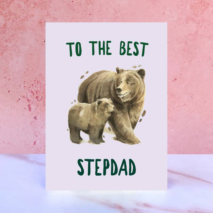 To the Best Stepdad, Bären-Karte zum Vatertag für den Großhandel von Robert James Hull