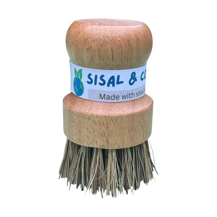 Sisal & Coir Pot Brush for wholesale by Eco Earth Market