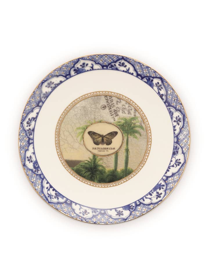 Assiette Heritage Butterfly Blue 15cm pour la vente par Pip Studio - Belle & Blue