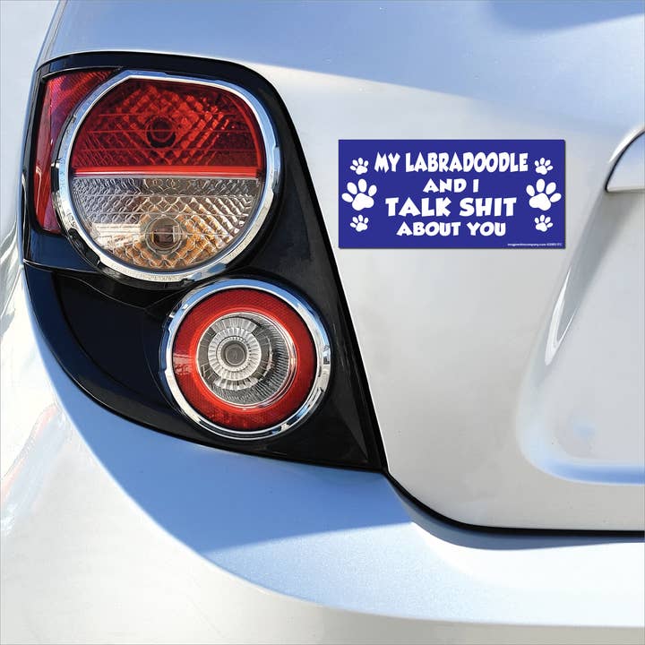 Imagine This Company - Wholesale Magnet - My Labradoodle And I Talk Shit Mag2