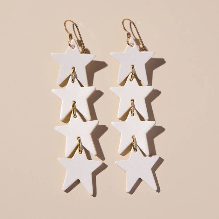 Witte Glans Izzy voor wholesale door Nickel and Suede