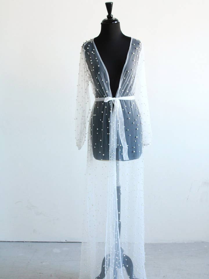 Pearl Duster for wholesale by Jaxie Bridal Accessories