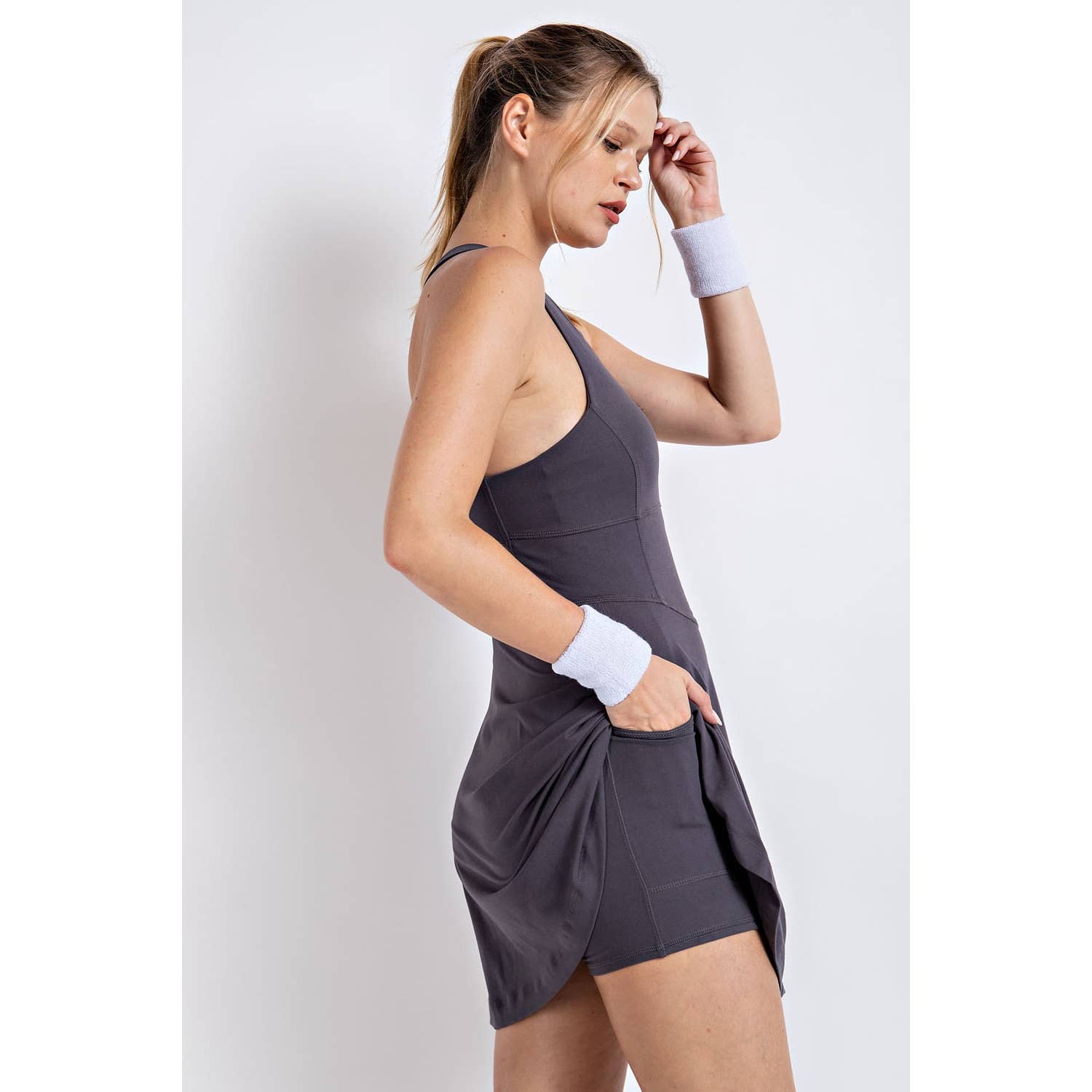 Rae Mode - Wholesale Athletic Dress - Women's - BUTTER ROMPER DRESS WITH KEYHOLE10
