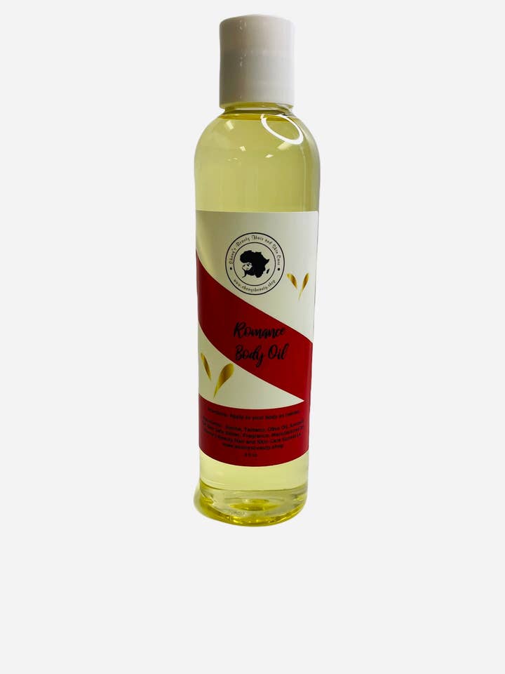 HUILE POUR LE CORPS DE LUXE ROMANCE pour la vente par EBONY'S BEAUTY HAIR AND SKIN CARE