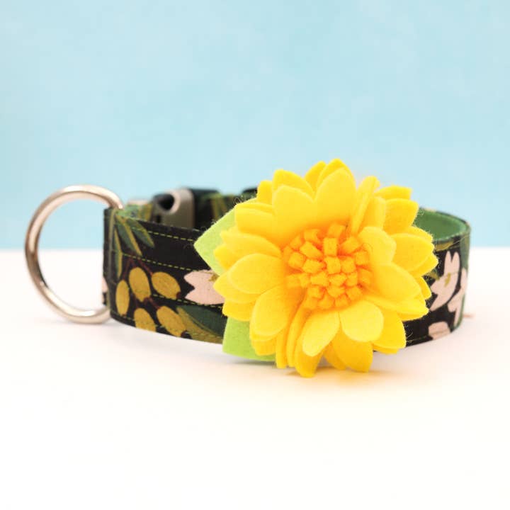 Mimi Green – Großhandel Haustierhalsband – Hund – Lotus-Hundehalsband-Blume (12 Farben!) NEUE FARBEN4