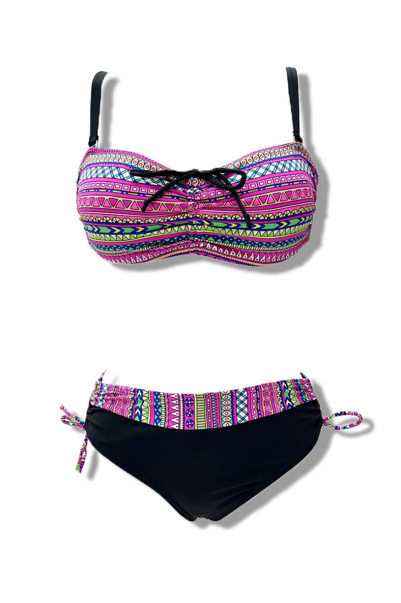 geassorteerd Aztec bikinibadpak in grote maten/B24017 voor groothandel op Faire1