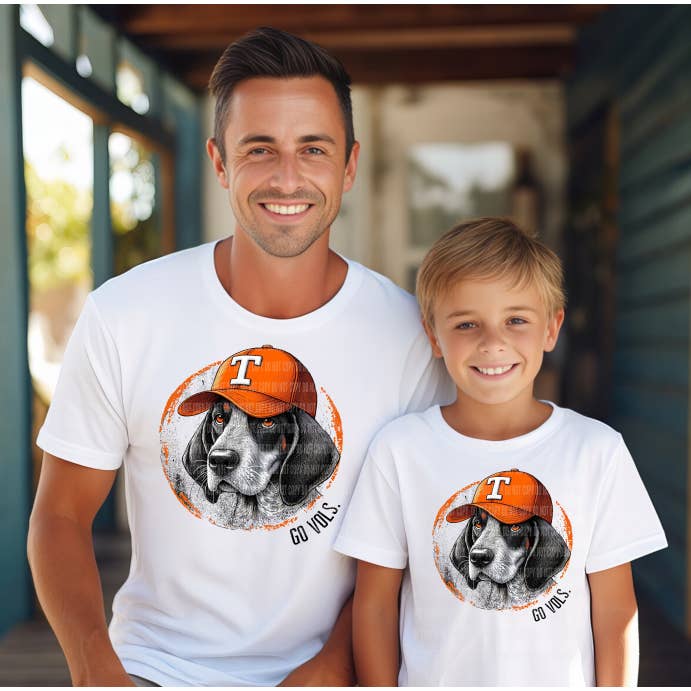 Smokey Tennessee Masculine Graphic T-shirt TN Vols Kids Also for wholesale by BB Subs and Screens