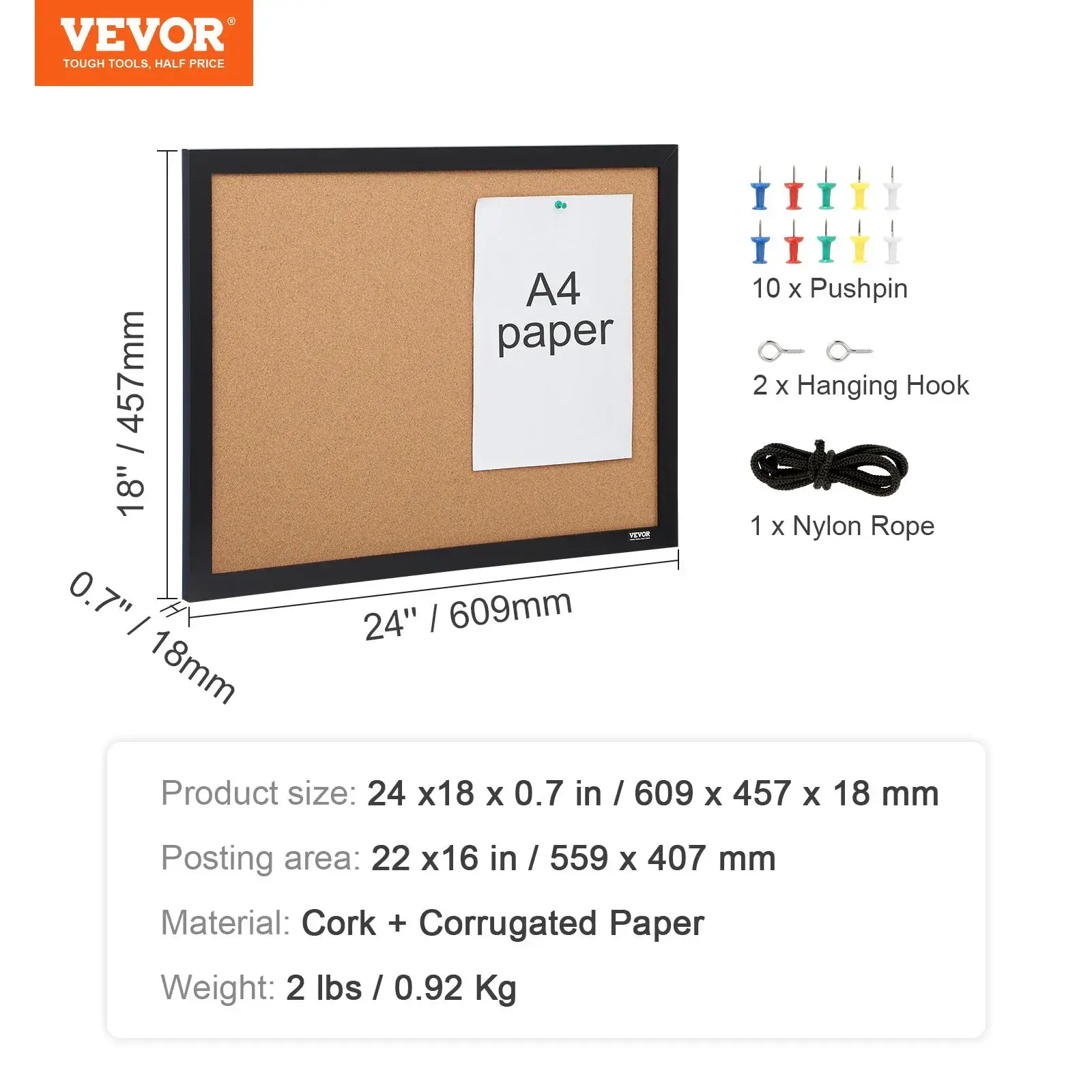 VEVOR - Wholesale Bulletin Board - GSBYCXGFR2418A30IV06